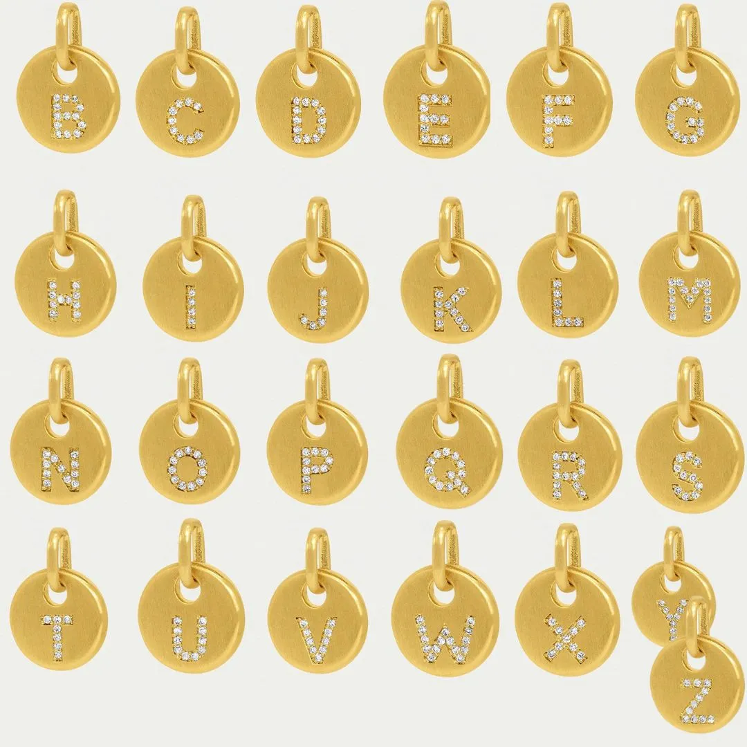 Dean Davidson Pavé Initial Necklace