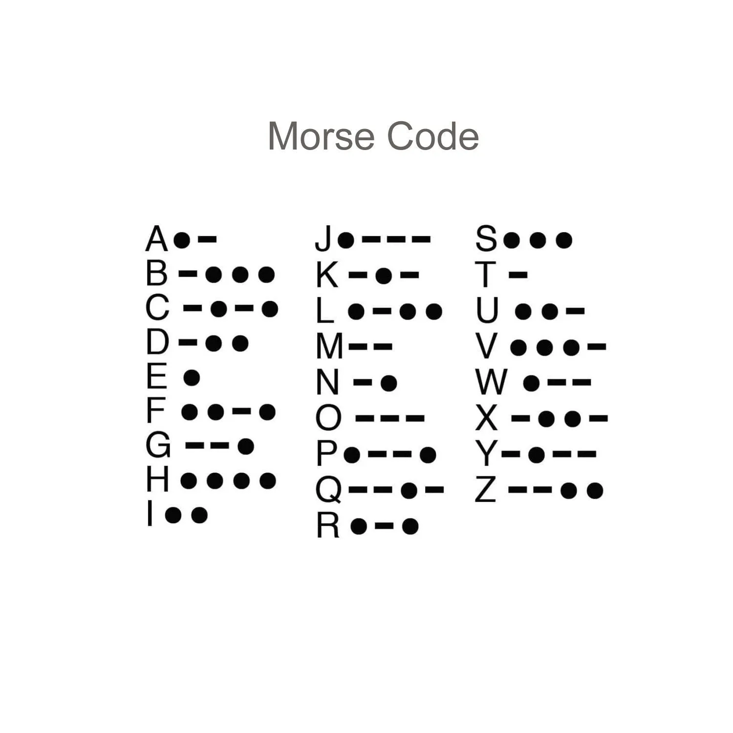 Morse Code Bracelet - Secret Message - CG345B. Starts at