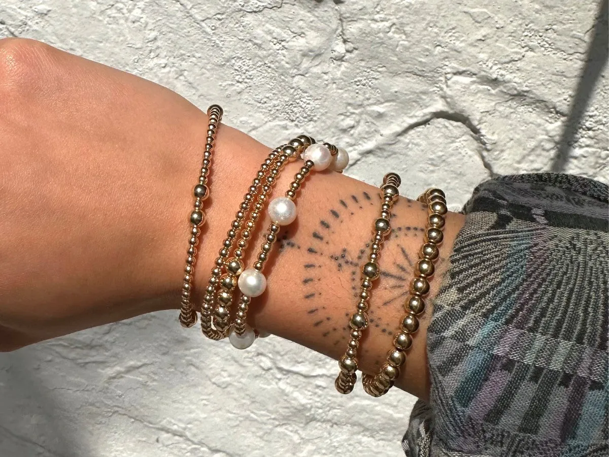 Tiffany 3mm 5mm Bead Bracelet